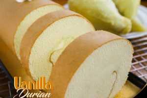 Oleh oleh Khas Roll Cake Vanilla Durian