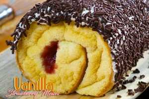 Oleh Oleh Khas Vanilla Strawberry Meises