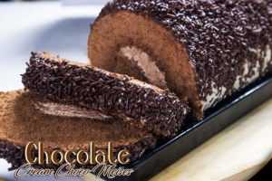 Oleh Oleh Khas Surabaya Roll Cake Chocolate Cream Choco Meises