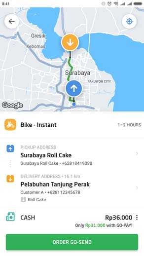 Delivery oleh oleh surabaya online